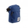 Queen MINI Shoulder BAG Office INVICTA tinta unita BLU scomparto tasca zip TRACOLLA