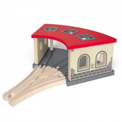 DEPOSITO TRENI IN LEGNO FERROVIA HAPE in legno E3704 rail depot
