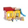 PLAYSET SCUOLA play set CORTILE school EDIFICIO trenino BRIO world 22 PZ parco giochi 33943 età 3+