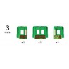 TUNNEL FLESSIBILE flexible BRIO ferrovia TRENO trenino 33709 da 1 a 3 tunnnel COMPONIBILE età 3+