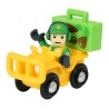CARICO LEGNAME lumber loading set BRIO world TAGLIO LEGNA ferrovia TRENO trenino 33789 SEGHERIA età 3+