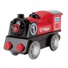 LOCOMOTIVA ELETTRICA ROSSA battery powered engine no.1 TRENO trenino E3703 a pile HAPE età 3+