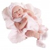 BAMBOLA NEONATO con copertina BEBE' 38 cm BERENGUER Boutique DOLL bambolotto MADE IN SPAIN età 2+