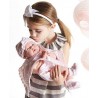 BAMBOLA NEONATO con copertina BEBE' 38 cm BERENGUER Boutique DOLL bambolotto MADE IN SPAIN età 2+