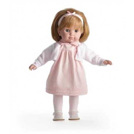 BAMBOLA con vestito ROSA Carla BEBE' 36 cm BERENGUER Boutique DOLL bambolotto MADE IN SPAIN età 3+