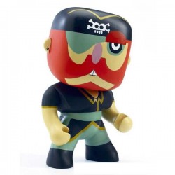 SAM PARROT Djeco GIGANTE alto 30 cm ARTY TOYS miniature PIRATI action figure IN RESINA DJ06836 età 4+