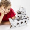 SHIP To Do NAVE in cartone DA MONTARE e colorare 54 PEZZI kit 100% MADE IN ITALY 4+
