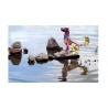 DOG TOTEM costruzioni STUDIO ROOF cartone riciclato CANE kidsnroof 2 POSIZIONI arredo 6+