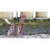 DOG TOTEM costruzioni STUDIO ROOF cartone riciclato CANE kidsnroof 2 POSIZIONI arredo 6+