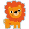 Primo PUZZLE Djeco NELLA GIUNGLA 4 puzzles DJ07135 educativo 3 4 5 E 6 PEZZI età 2+