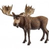 ALCE MASCHIO miniature in resina 2017 animali SCHLEICH wild life 14781 ELK età 3+