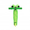MONOPATTINO Mini Micro DELUXE mono pattino VERDE originale 3 RUOTE TRASPARENTI età 2+