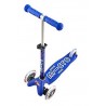MONOPATTINO Mini Micro DELUXE mono pattino BLU originale 3 RUOTE TRASPARENTI età 2+