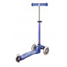 MONOPATTINO Mini Micro DELUXE mono pattino BLU originale 3 RUOTE TRASPARENTI età 2+