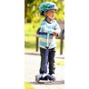 MONOPATTINO Mini Micro DELUXE mono pattino BLU originale 3 RUOTE TRASPARENTI età 2+