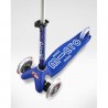 MONOPATTINO Mini Micro DELUXE mono pattino BLU originale 3 RUOTE TRASPARENTI età 2+