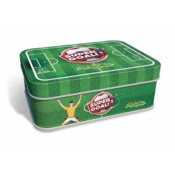 SUPER GOAL gioco da tavolo di CALCIO con dadi e campo portatile CREATIVAMENTE da viaggio da 6 anni