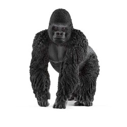 GORILLA MASCHIO 2017 wild life SCHLEICH animali in resina 14770 DIPINTO A MANO età 3+