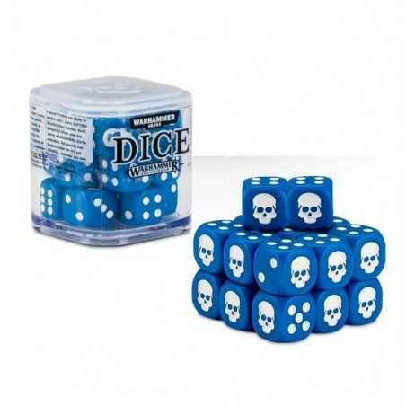 SET DI 20 DADI colorati CLASSICI Warhammer BLU cubo GAMES WORKSHOP Age of Sigmar e 40k