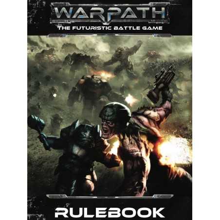 WARPATH RULEBOOK MANTIC regolamento gioco di miniature sci-fi in inglese THE FUTURISTIC BATTLE GAME