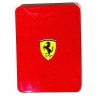 PENNA + TACCUINO Scuderia Ferrari BIRO E CUSTODIA IN METALLO panini ROSSO latta