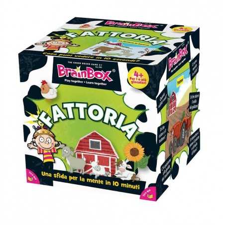 BRAIN BOX FATTORIA italiano gioco di carte memoria da 8 anni memory brainbox