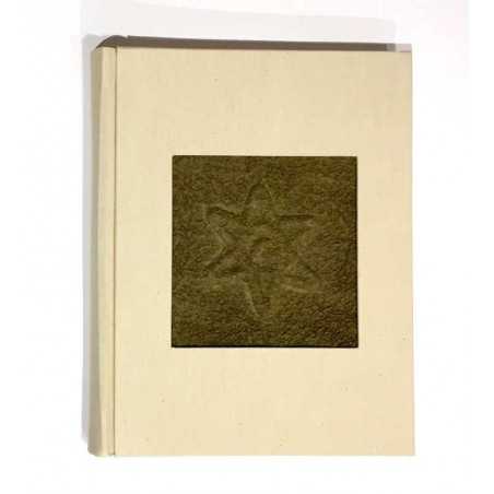 ALBUM CHIC Laborathorio 23 x 30 CM fatto a mano IN ITALIA hand made CANAPA porta foto STELLA VERDE