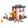 CASERMA DEI POMPIERI Brio treni in legno 33833 Fire Station ferrovia