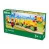 TRENO DEI DIVERTIMENTI trenino BRIO treni in legno 33741 plastica LUNA PARK fun train 3+