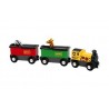 TRENO SAFARI trenino BRIO WORLD treni in legno 33722 plastica SAFARI TRAIN età 3+