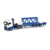 MAN TGX XLX SEMITRAILER GIRDER MAST 6M WASEL KRANE Herpa 304696 Auto Trucks Camion scala 1:87 model