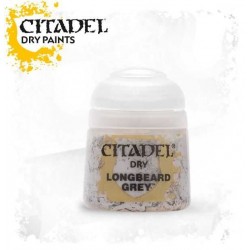 LONGBEARD GREY colore DRY Citadel WARHAMMER Games Workshop BIANCO 12 ml
