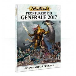 PRONTUARIO DEL GENERALE 2017 libro WARHAMMER giocare nell'età di Sigmar MANUALE a colori 161 PAGINE