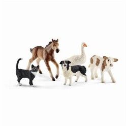 ANIMALI ASSORTITI miniature in resina FARM WORLD gioco FATTORIA Schleich 42386 età 3+