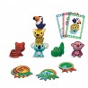 LITTLE ACTION primo gioco di società DJECO animali DJ08557 sfide PER I PIU' PICCOLI età 2+