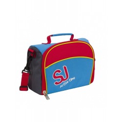 LUNCH BOX bag SJ GANG sj active time BOY rosso azzurro SEVEN tracolla INTERNO RIVESTITO