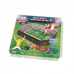 SUPER GOAL PRO gioco da tavolo di CALCIO edizione deluxe CON STADIO Creativamente 6+