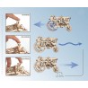 TRATTORE IN LEGNO UGEARS da montare modellismo 97 pezzi puzzle 3D