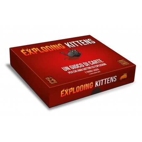 EXPLODING KITTENS edizione italiana GATTI gioco di carte ESPLOSIONI edizione originale ASMODEE kickstarter 7+