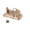 MOTORE PNEUMATICO in legno UGEARS funzionante da montare 81 pezzi PUZZLE 3D