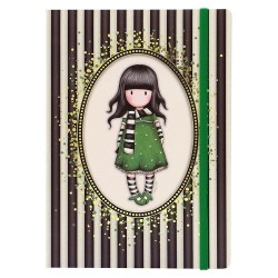 NOTEBOOK Stripe THE SCARF con elastico GORJUSS Santoro 710GJ02 taccuino 192 PAGINE a righe