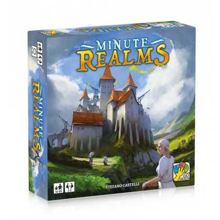 MINUTE REALMS costruzione città DVGIOCHI gioco gestionale REGOLE IN ITALIANO età 10+
