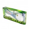 MEGA LENTE D'INGRANDIMENTO ingranditore MEGALENS osservare insetti e piccoli oggetti NAVIR con pinzetta 4+
