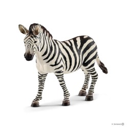 ZEBRA FEMMINA 2018 animali in resina SCHLEICH miniature 14810 Wild Life GIOVANE età 3+