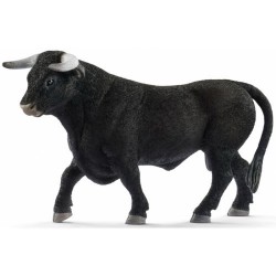 TORO NERO 2018 animali in resina SCHLEICH miniature 13875 Farm World BULL età 3+