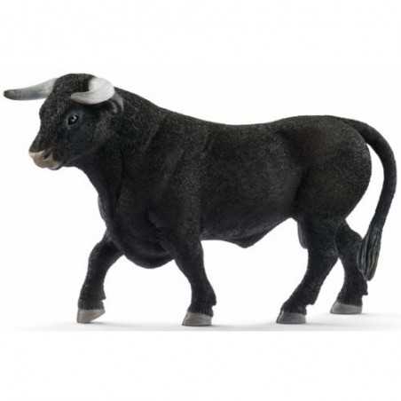 TORO NERO 2018 animali in resina SCHLEICH miniature 13875 Farm World BULL età 3+