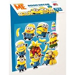 3D ROOM DECOR decorazioni cameretta MINION despicable CATTIVISSIMO ME stickers decorativi