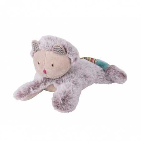 PELUCHE gatto GATTINO pupazzo SONORO morbido LES PACHATS Moulin Roty MIAOU 660030 bambola