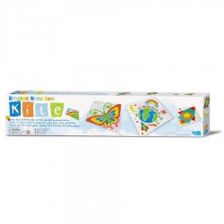 Costruisci il tuo AQUILONE design your own KITE kit artistico 4M da colorare TUTTO INCLUSO età 5+