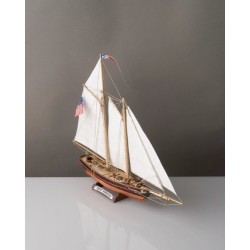 YACHT AMERICA nave in legno SM102 modellismo COREL LINE scala 1:155 da montare RIPRODUZIONE FEDELE